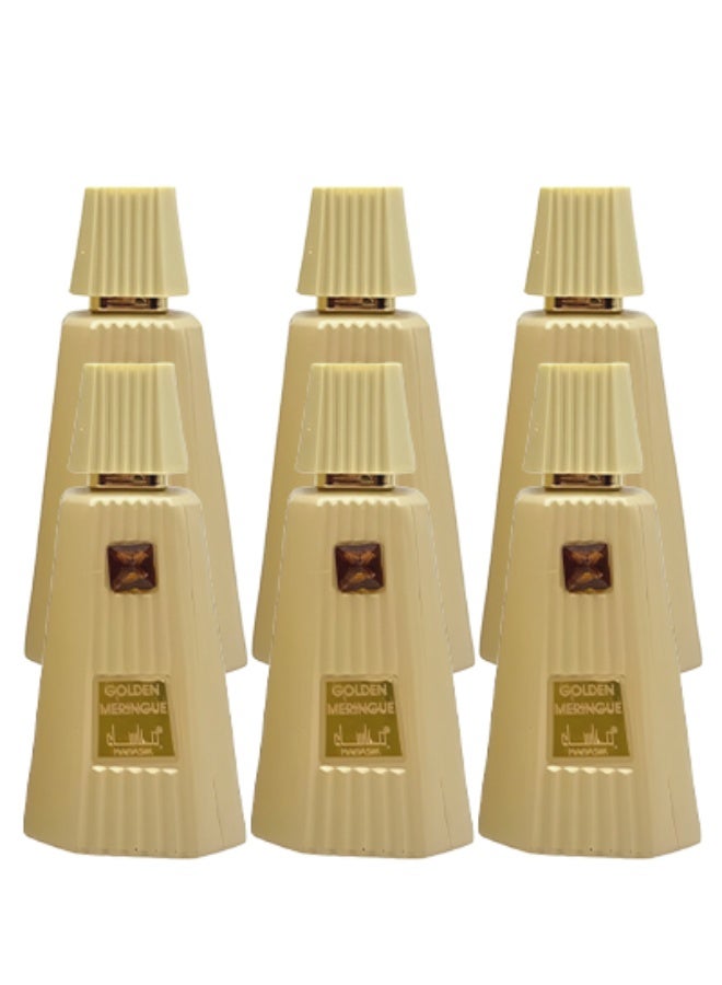 MANASIK 6 Pieces Golden Meringue Perfume For Unisex 100ml EDP - Image 1